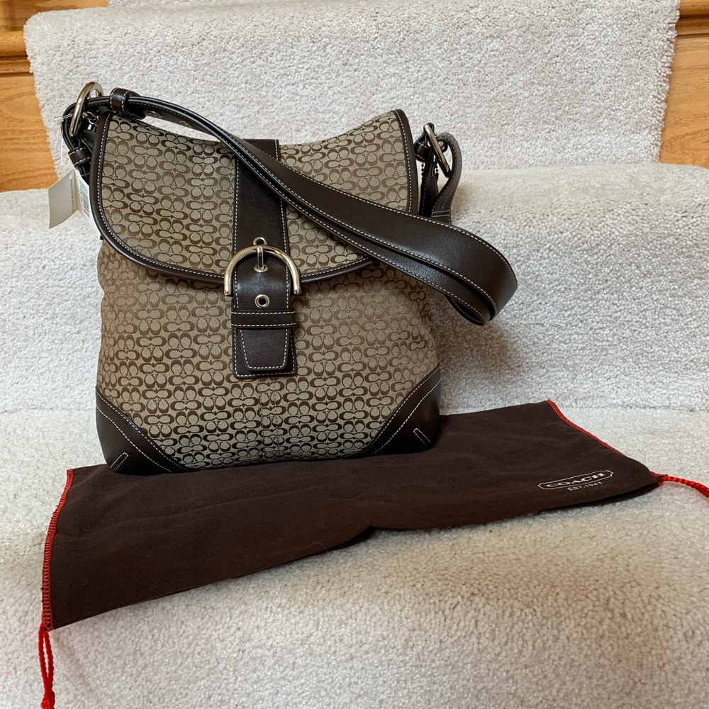 Coach Brown Soho Classic Large Flap Crossbody